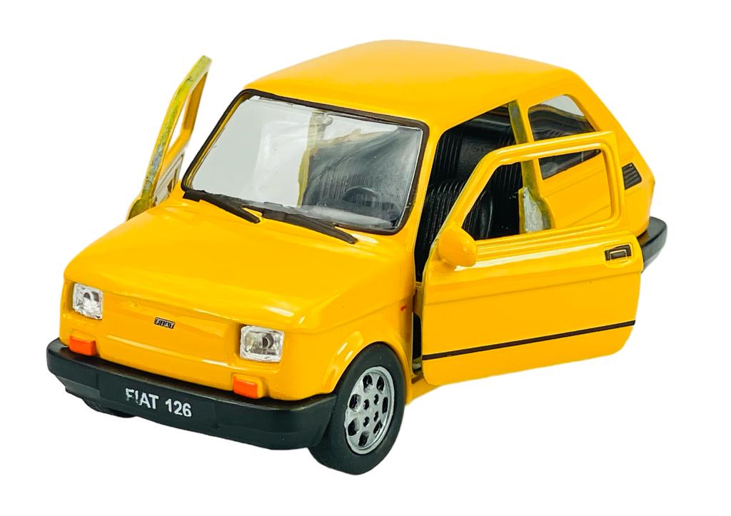 WELLY FIAT 126P YELLOW 1:34 42372
