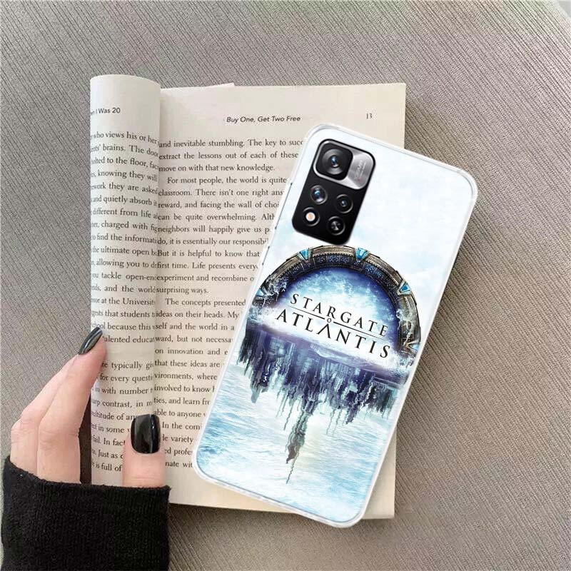 Stargate Atlantis Handyhülle Für Redmi Note 13 12 Pro Plus 14 15 Pro 5G 11 11T 11E 11S 10 Pro 10S 9 9S Hülle Handy Klar TPU Capa