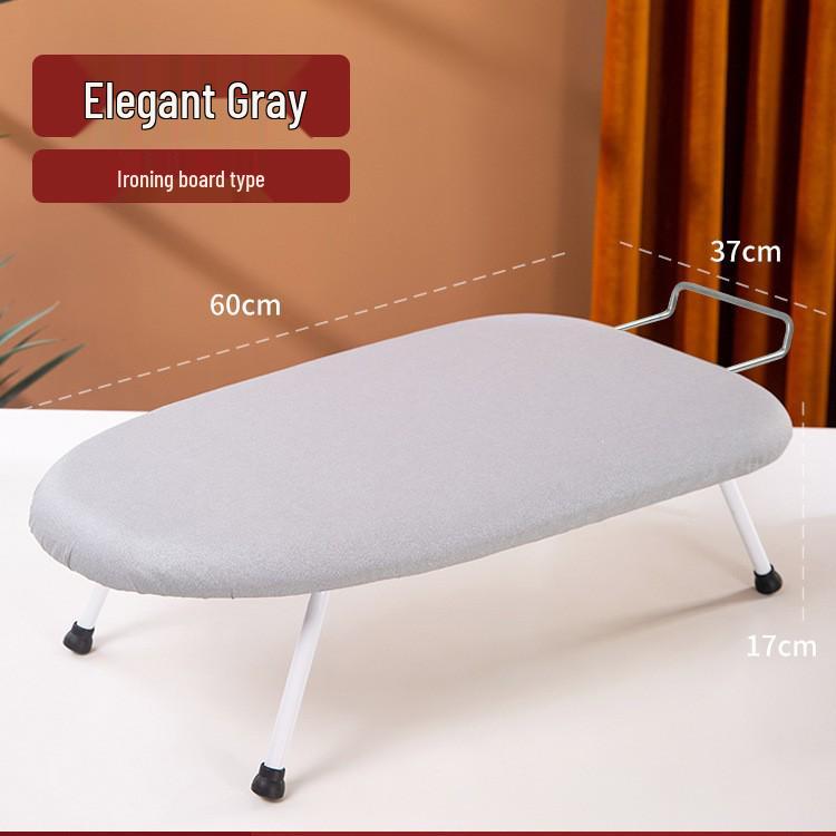 Compact Folding Desktop Ironing Board for Household Use