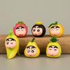 Shinchan Crayon Fruit Model Figure Toys Cartoon Home Tabletop Car Decoration