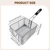 Deep Fry Basket Frying Serving Portable Handle Strainer for Chips Restaurant Home