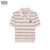 Teenie Weenie Bear Letter Stripe Women's Polo T-Shirt