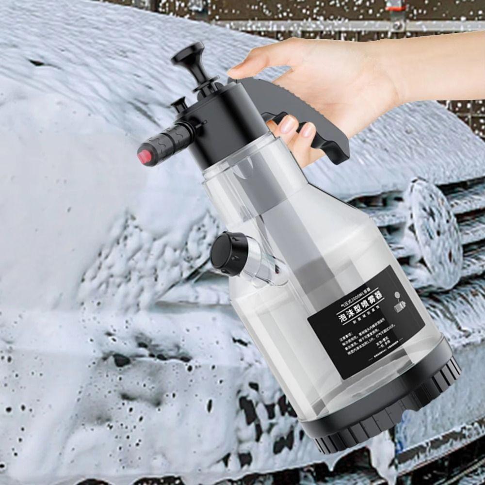 2L Capacity Foam Sprayer Side-Opening Lid Pressure Spray Bottle Car Wash Sprayer  Car Detailing