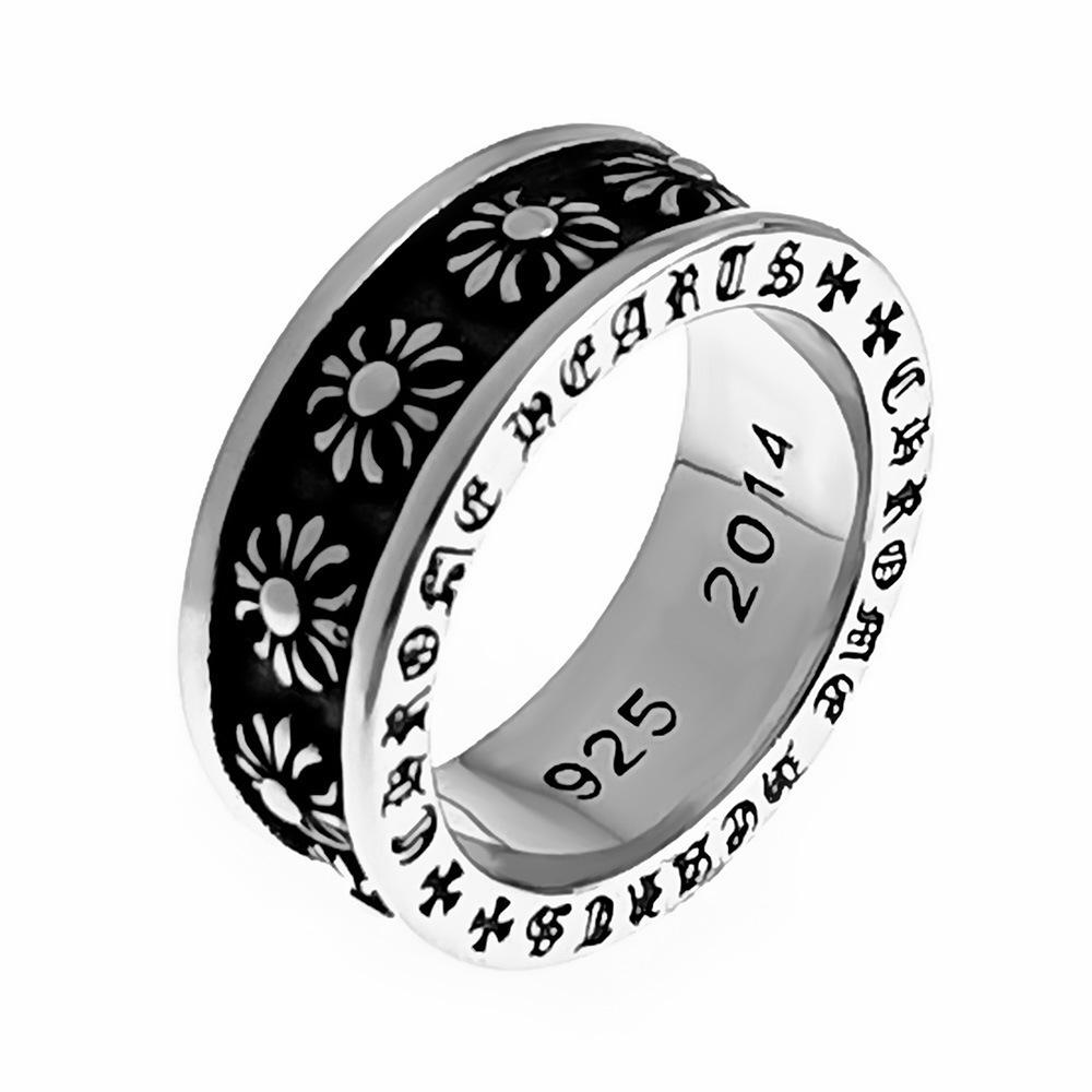 Cross-border Bramble Vine Woven Titanium Steel Ring - Hip Hop Style, Non-fading Niche Jewelry for Men