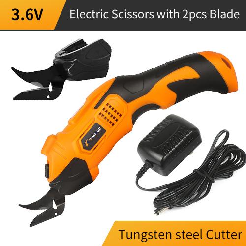 Cordless Electric Scissors Cutter Rechargeable Electric Sewing Scissors Power Tool Leather Fabric Cloth
