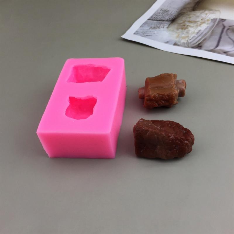 Silicone Mousse Molds Cake Moulds Meat Shaped Dessert Molds Chocolate Molds Cake Decorating Tool for Kitchen Bakings