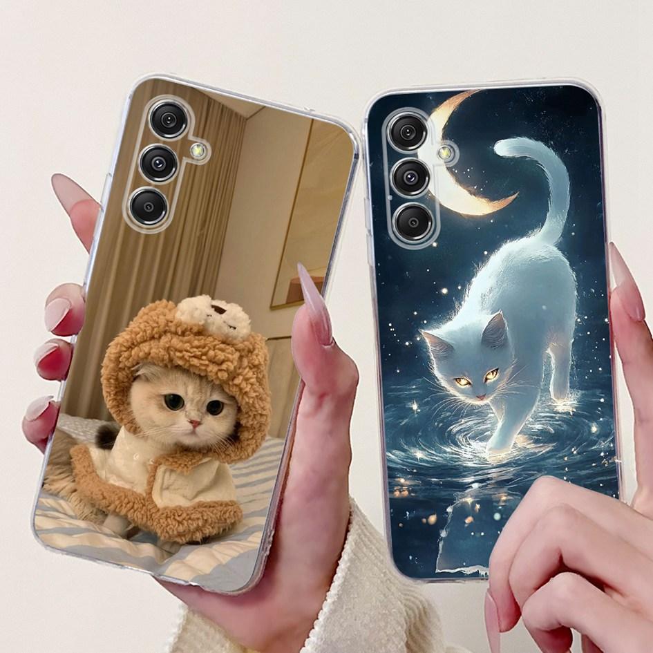 For Samsung Galaxy M34 M54 5G Case Luxury Painted Soft Slim Silicone TPU Back Cover on Samsung M14 SM-M145F M 14 GalaxyM14 Funda