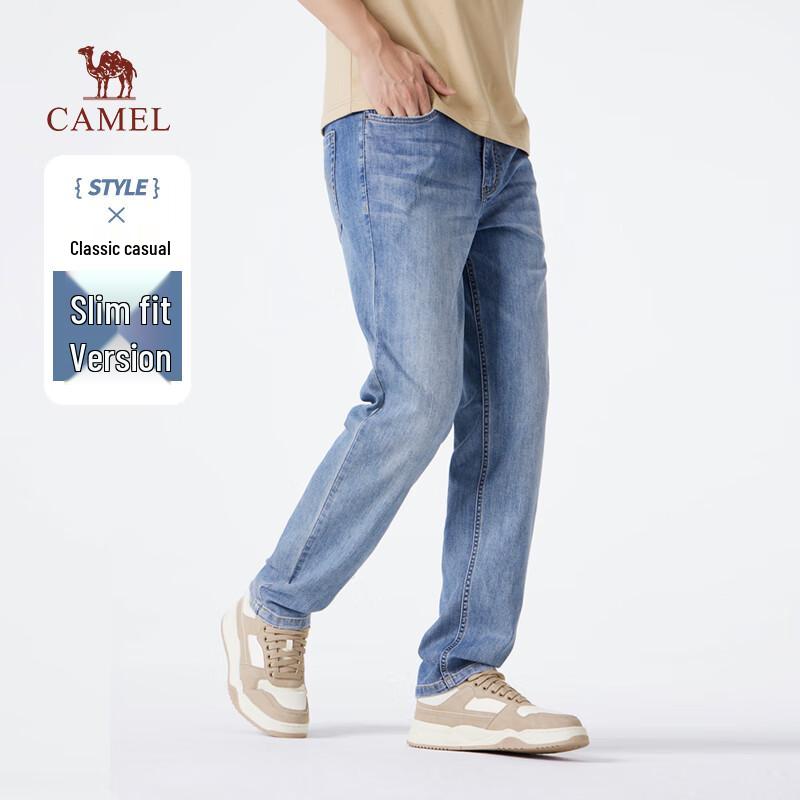 Camel Men's Lightweight Breathable Casual Jeans