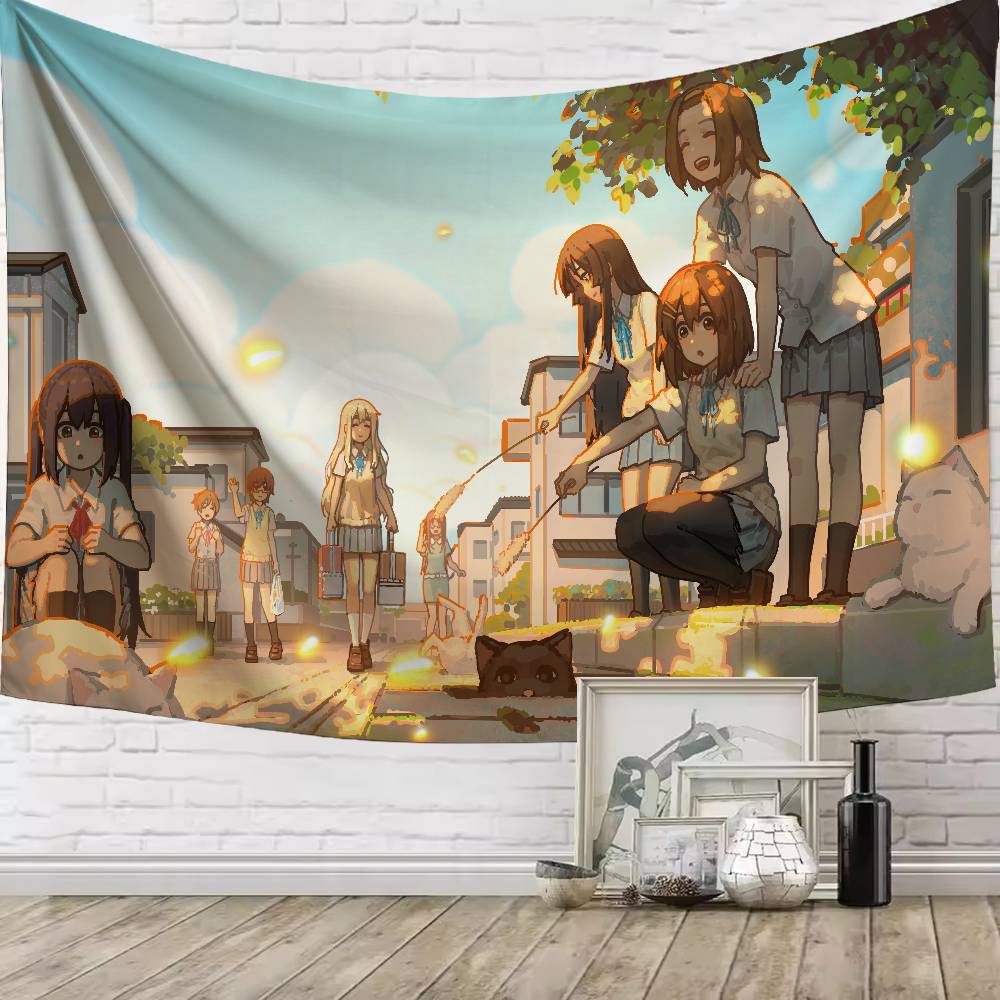 Cute Hot Girl Fashion Anime KKONS Tapestry Living Room Bedroom Gamer Room Decoration Large Luxury Tapestry