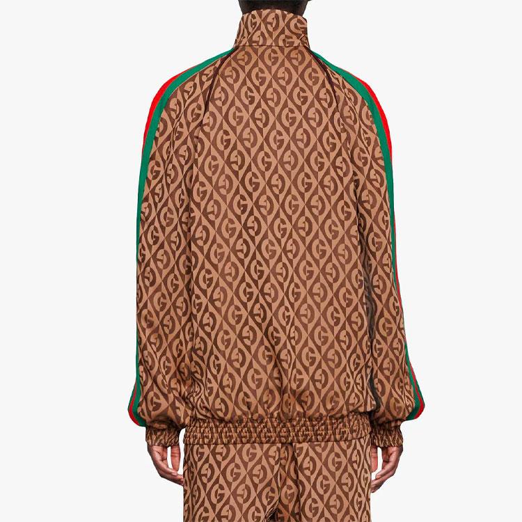 Previous Season GG Print Bomber Jacket 596002-XJBUT-2100