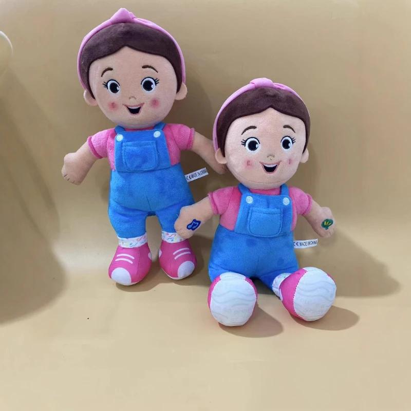 בובת קטיפה גברת רייצ'ל בובת קטיפה רכה מצוירת מדברת שרה מוזיקה גברת רייצ'ל קטיפה צעצוע אינטראקטיבי מתנת יום הולדת