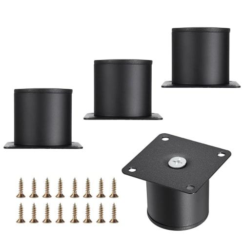 BSTKEY Stainless Steel Furniture Legs, Cabinet Legs, Sofa Feet, Strong Stability, Furniture Sofa Support Legs, Table Legs, for Sofas, Bookcases, Table