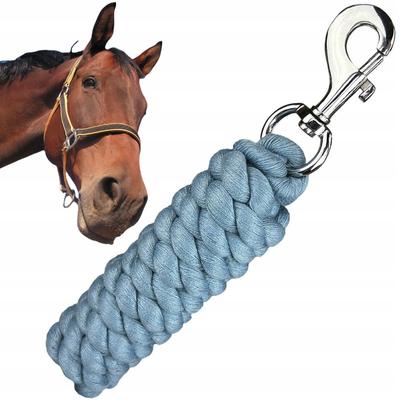York Meg BLUE Lead Rope for HORSE for Alpaca Snap Hook 220cm - COMFORTABLE