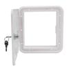 ABS RV Cable Hatch Door with 2 Keys RV Cable Compartment Door  RV Trailer