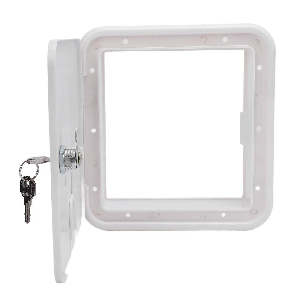 ABS RV Cable Hatch Door with 2 Keys RV Cable Compartment Door  RV Trailer