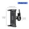 Tablet Mount Support For Indoor Cycling, Elliptical Machines, Gym Equipment, Fit Smartphones And Electic Readers Secure