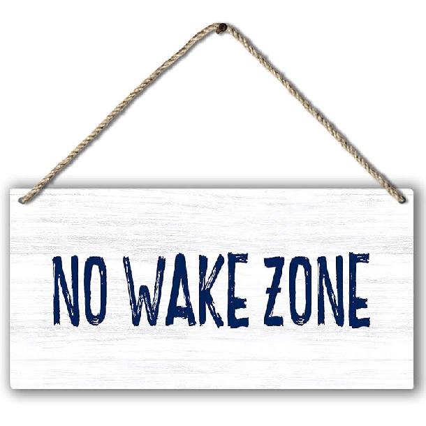 Welcome To Our Lake House Farmhouse Printed Wood Plaque Sign Wall Hanging,Rustic Hanging Wall Signs for Lake House Summer Home Decor 12 X 6 Inches