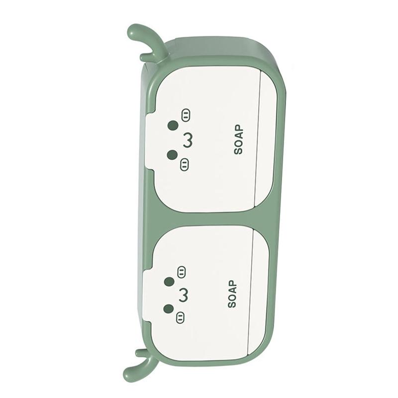 Seifenbox Leicht Abzuziehen Wandmontierter Seifenablagehalter Niedliche Hirschgeweihform Nahtlose Installation ohne Bohren Organizer Langlebig