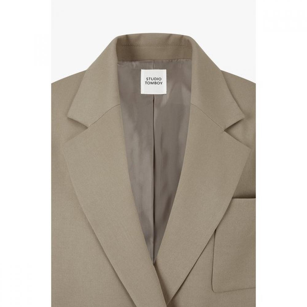 STUDIO TOMBOY Double Breasted Oversized Jacket 9105112550ar 