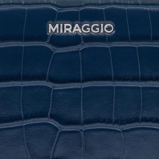 Miraggio Rumi Zip Around Wallet for Women - Blue