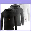 Men's Soft Hooded Pullover Jacket In Fashionable Colors For Stylish Comfort