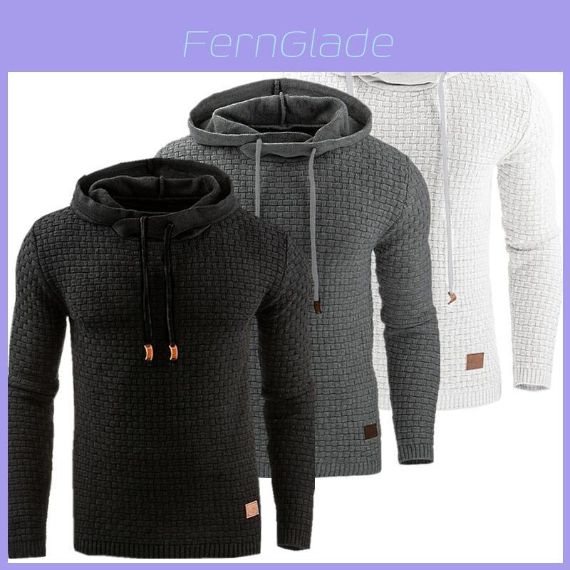 Men's Soft Hooded Pullover Jacket In Fashionable Colors For Stylish Comfort