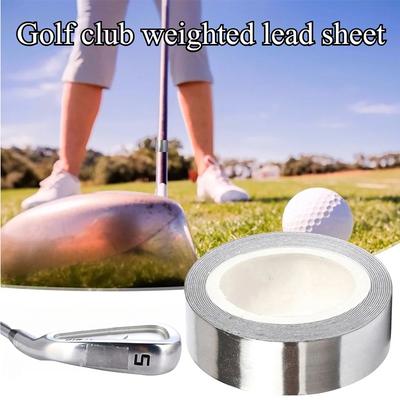 1-3Rolls Self Adhesive High Density Golf Weighted Lead Tapes High Density Lead Weights Golf Lead Tape for Wood Iron Putter Wedge