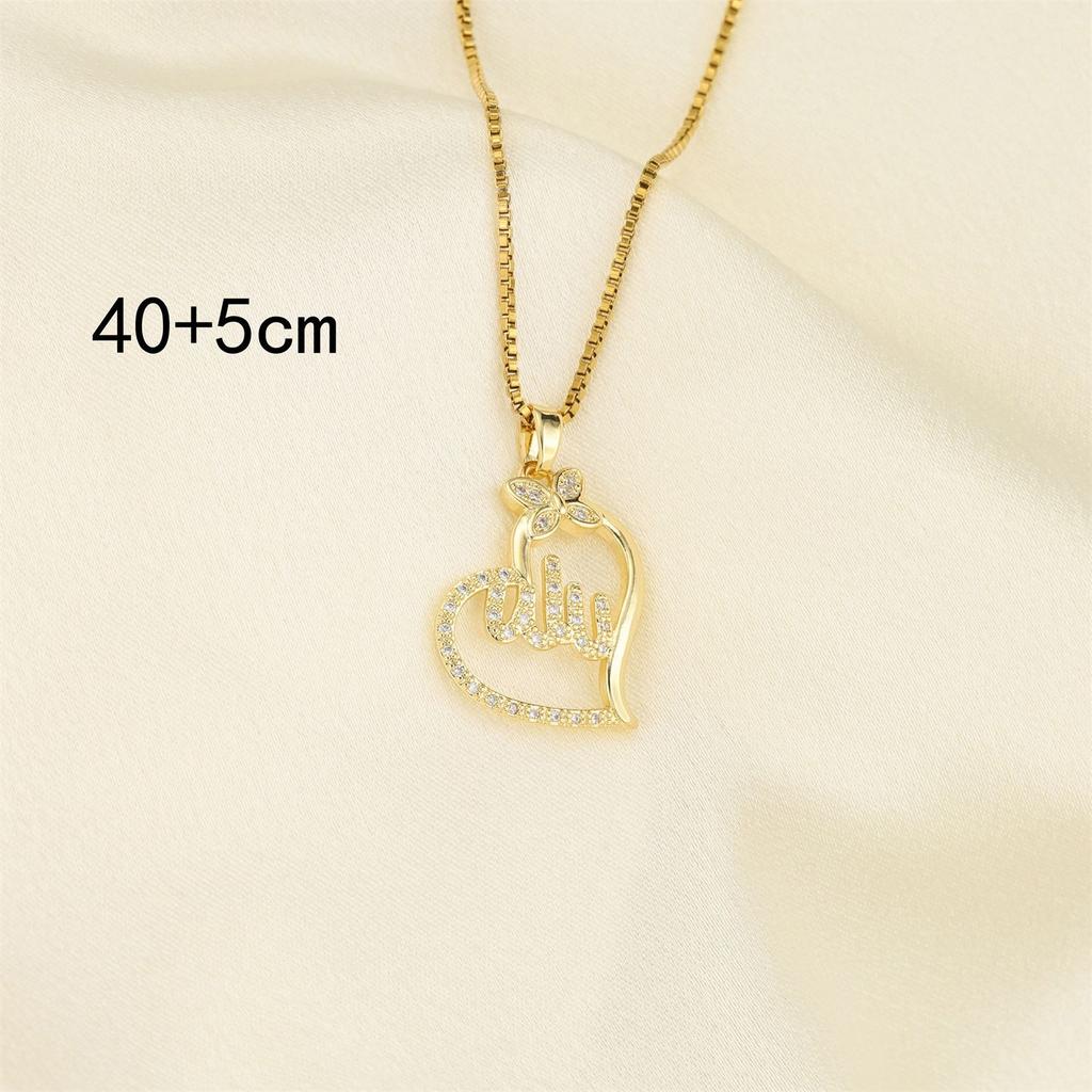 Heart Shaped Pendant, Heart-shaped Necklace, Water Drop Collarbone Chain