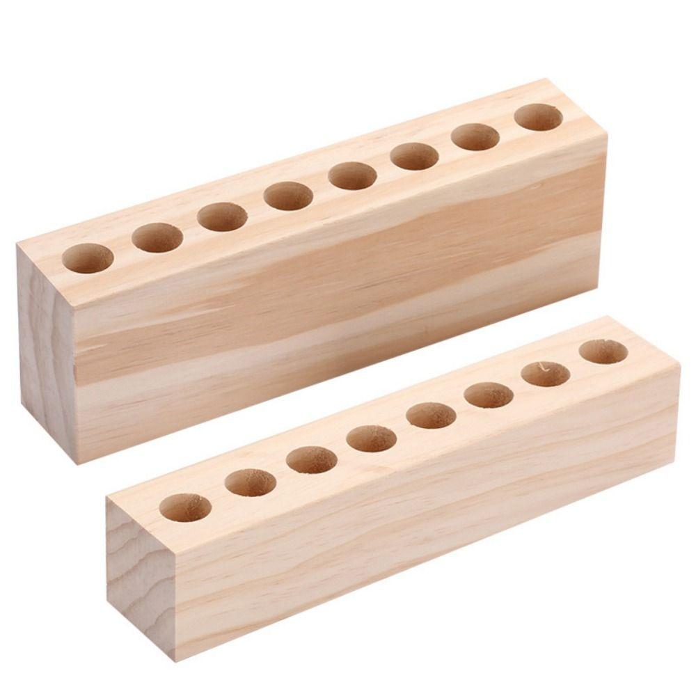 Kreatywny Drewniany Pojemnik na Długopisy 8 Przegródek Pojemnik na Pędzle do Makijażu Pojemnik na Szczoteczki do Zębów Artykuły Biurowe