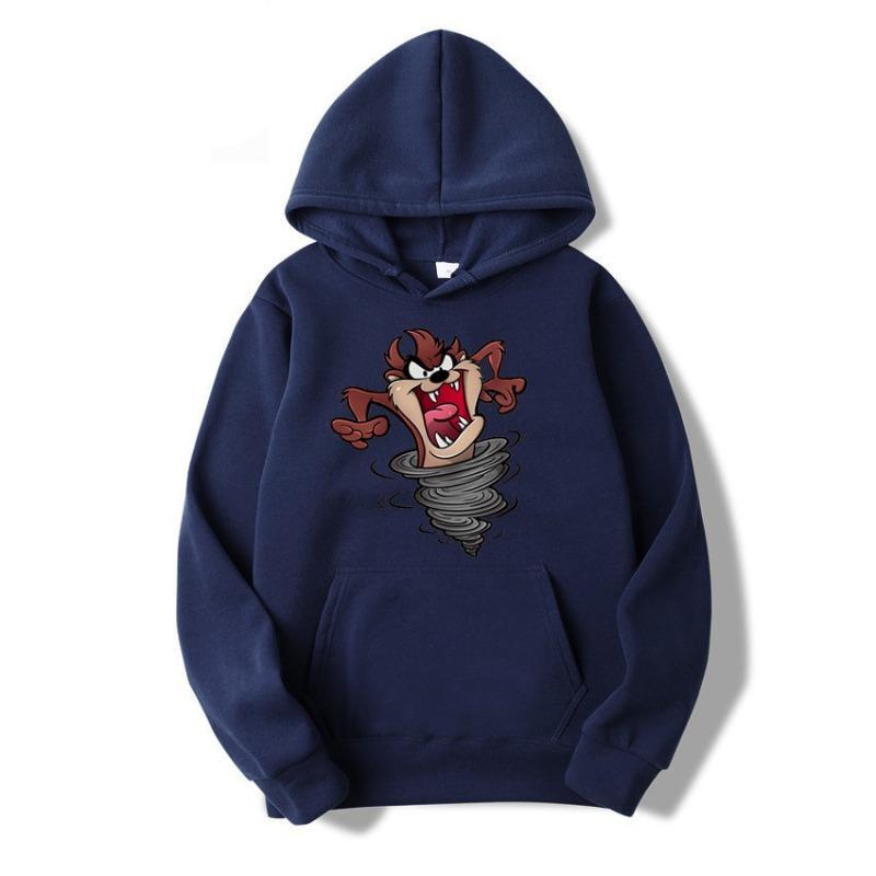 Taz-Mania Hoodie Men Women Sweatshirt Print Unisex Streetwear Hip Hop Style New Autumn Winter Fashion Hip Hop Tops Clothes Male