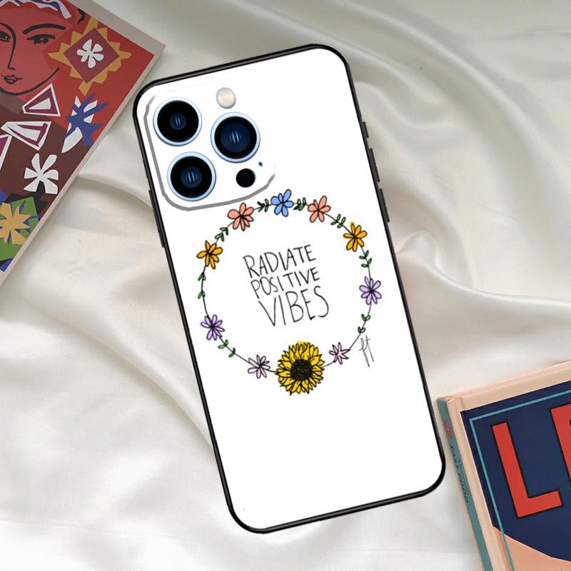 Summer Daisy Sunflower Floral Phone Case For iPhone 16 15 14 12 11 13 17 Pro Max 15 16 Plus 13 Mini 16e 17 Air Funda Cover