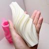 3D Pillar Swirl Candle Molds Wave Twirl Taper Spiral Silicone Mould Geometric Abstract Decorative Wavy Soy Wax Mold Clay Molds