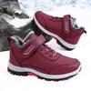 Bomullssko vinter varm snøstøvler mote avslappet bomullsstøvler utendørs fortykket fløyel sport gåsko kald