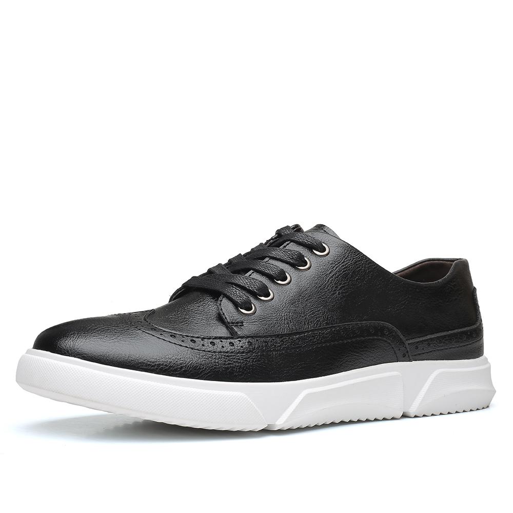 All-match Leather Casual Shoes Business Formal Office Shoes Elegantes Mens Casual Leather Shoes Leisure Walk Man Oxford Footwear