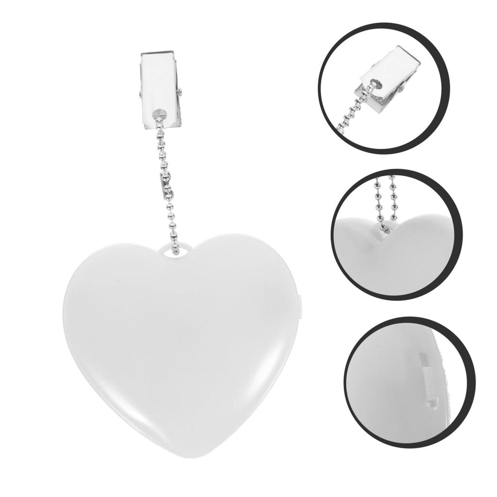 Kluczówka z świecącym sercem, ładowalna, lampka nocna, do portfela, torebki, prezent dla dziewczynek