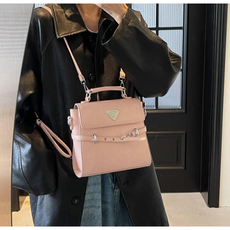 Retro Fashion Handbag Women's Winter New Simple Small Square Bag High-end Shoulder Women's Bag