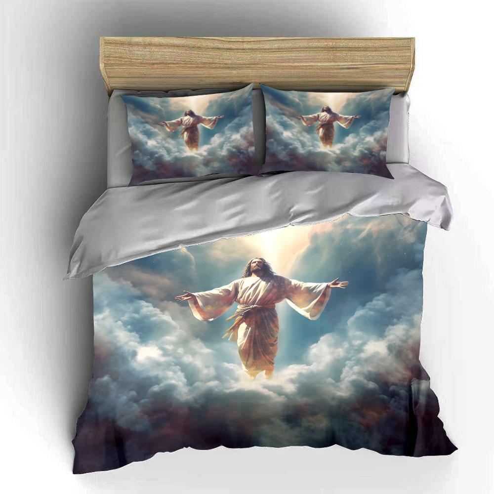 Heavenly Embrace of Light Bedding Sets Duvet Covers Pillowcases(1* Duvet Cover 2* Pillowcases Without Duvet Insert)