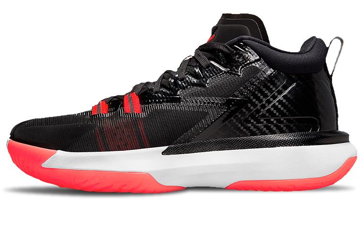 Jordan Zion 1 Black White Bright Crimson DA3130-006 46