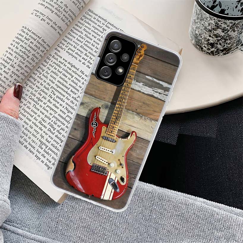 Music score Musical violin guitar Phone Case for Samsung Galaxy A17 A16 A15 A14 A13 A57 A56 A55 A54 A53 A37 A36 A35 A34 A33 A26
