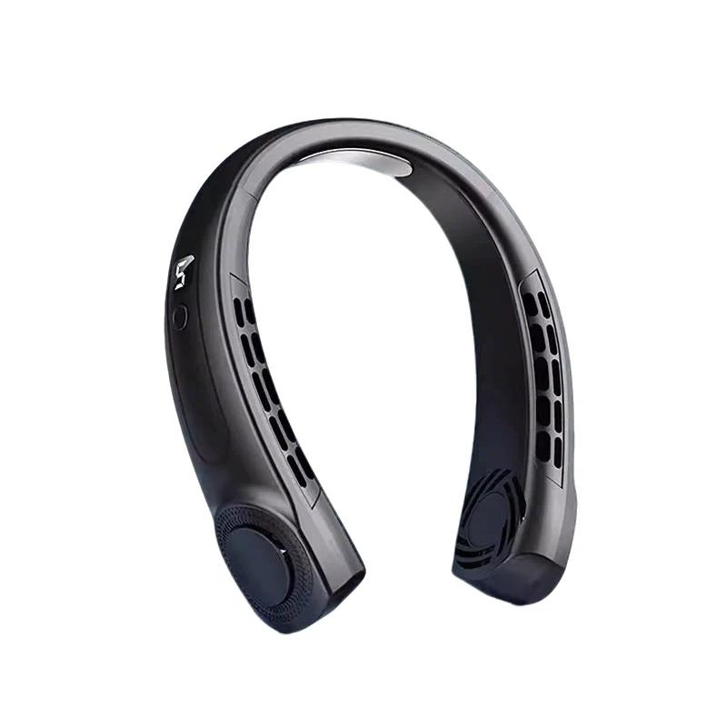 2026 New Model Neck-Hanging Fan, Portable and Convenient, Small USB Rechargeable, Ultra-Long Battery Life