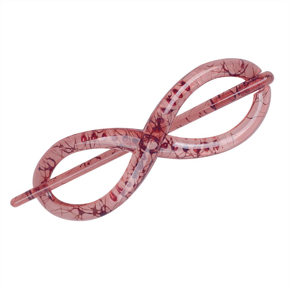 Resin Spray Painting Hairpins Girl Banana Barrettes Clip Style for Elegant Female Hair Clip 8 Shape Hair Accessories