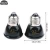 1ks 220-240V Lampa s dalekým infračerveným zářením Černá keramická E27 Žárovka pro vyhřívání domácích zvířat Líheň Kuřata Želva Ještěr Plazí světlo 20-80W