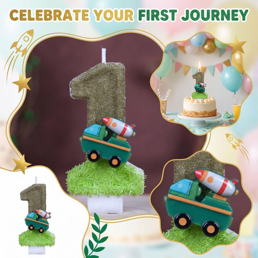 Fashion Cartoon Creative Birthday Candles Party Digital Candles