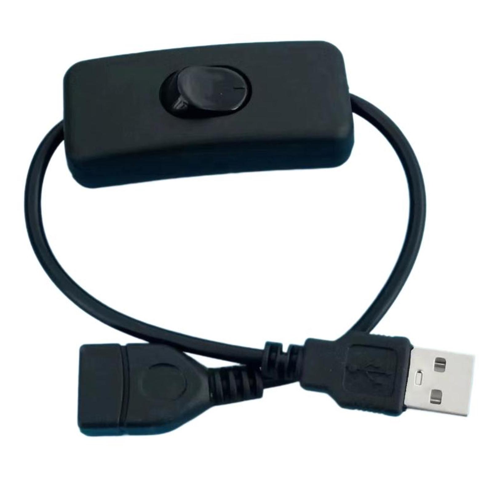

USB Extension Cord with Power Switching Male to Female USB Cable for LED Strips Driving Recorder USB Fan USB Desk Lamp чёрный