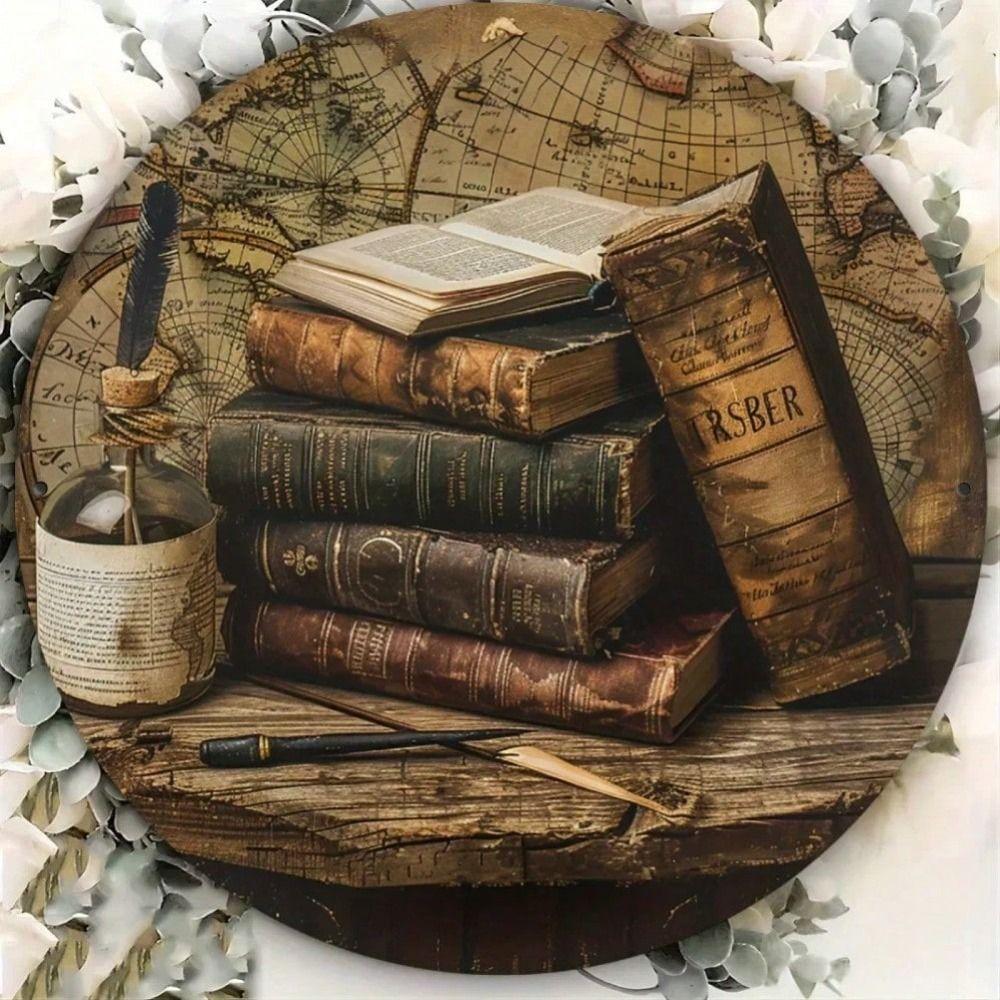 Vintage Metal Tin Sign Retro Wall Art Decor 20x20cm