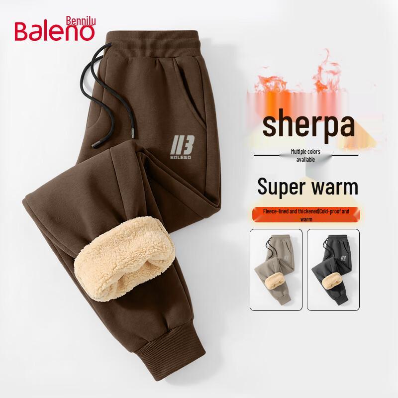 Baleno Men s Winter Fleece-Lined Casual Joggers 4XL