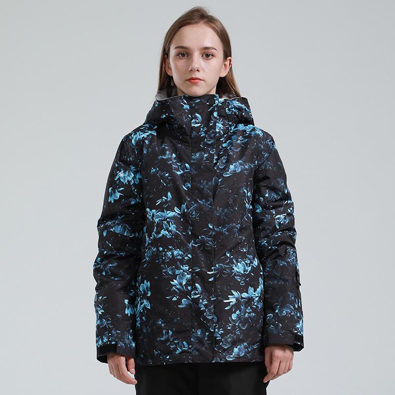 Women's Winter Ski Suit: Windproof, Waterproof, and Wear-Resistant Jacket for Single and Double Boarders.