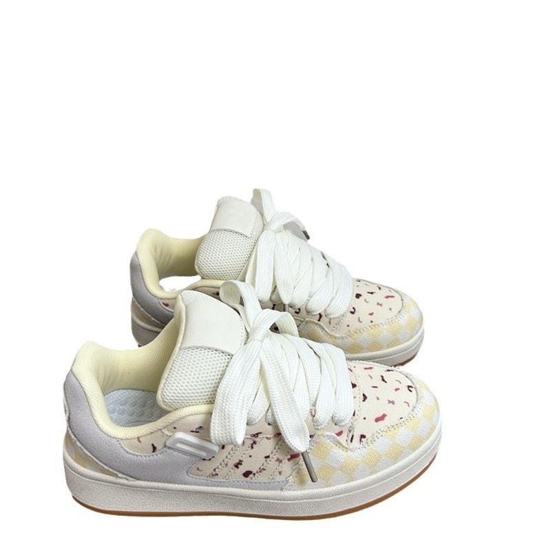 Plattform Frühling und Herbst Neue Schuhe Nische Lässig Höhensteigerung Sport Brotbrettschuhe