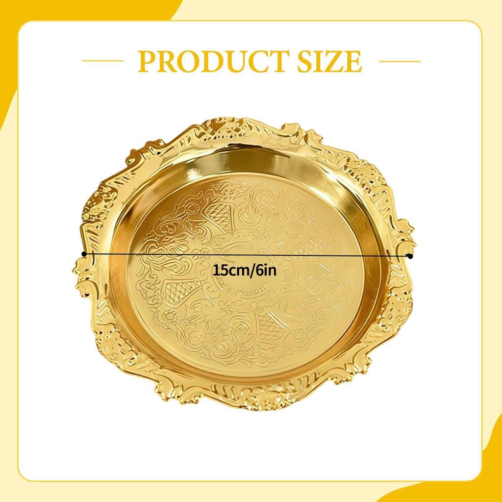 6 Pieces Fruit Plate Nordic Fruit Snack Plate Cupcake Stand Dessert Display Stand for Living Room Celebration Party Entertaining