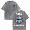 Cody Rhodes American Nightmare Vintage Washed Tee Shirt Unisex Women Casual Cotton Oversized Tshirt Harajuku Short Sleeve T Shirts